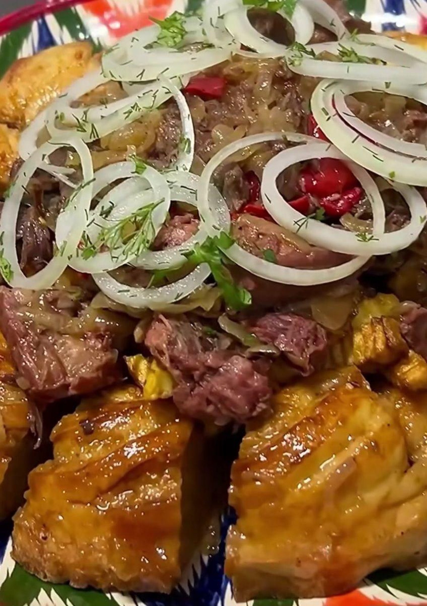 Stewed Lamb with Bread