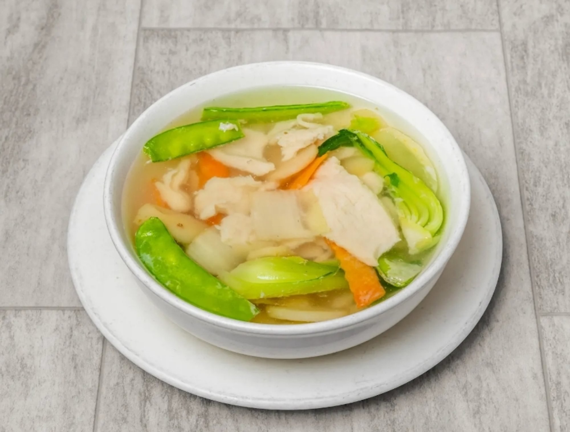 Chicken veggie soup / 蔬菜鸡片汤