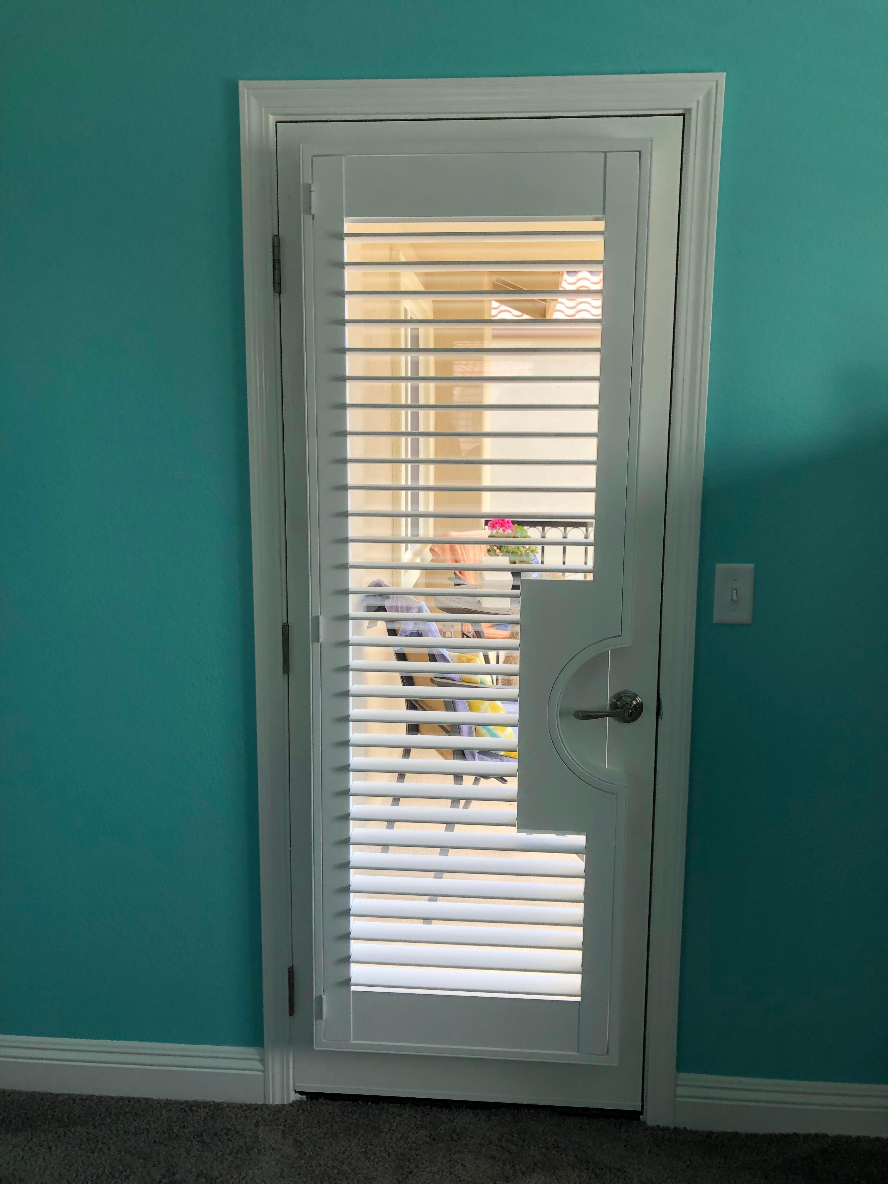 French door shutter