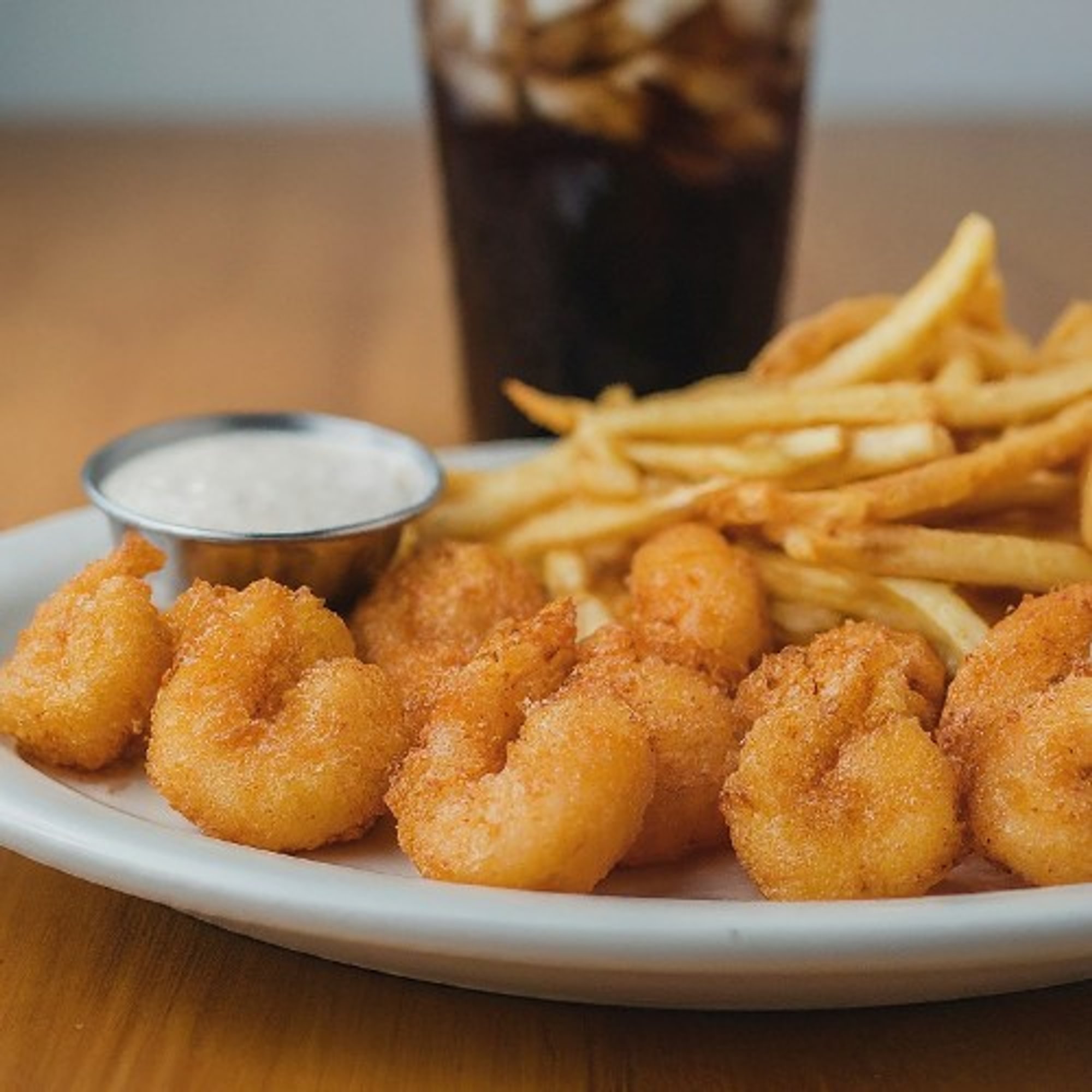 10 Pieces Fried Shrimp Combo
