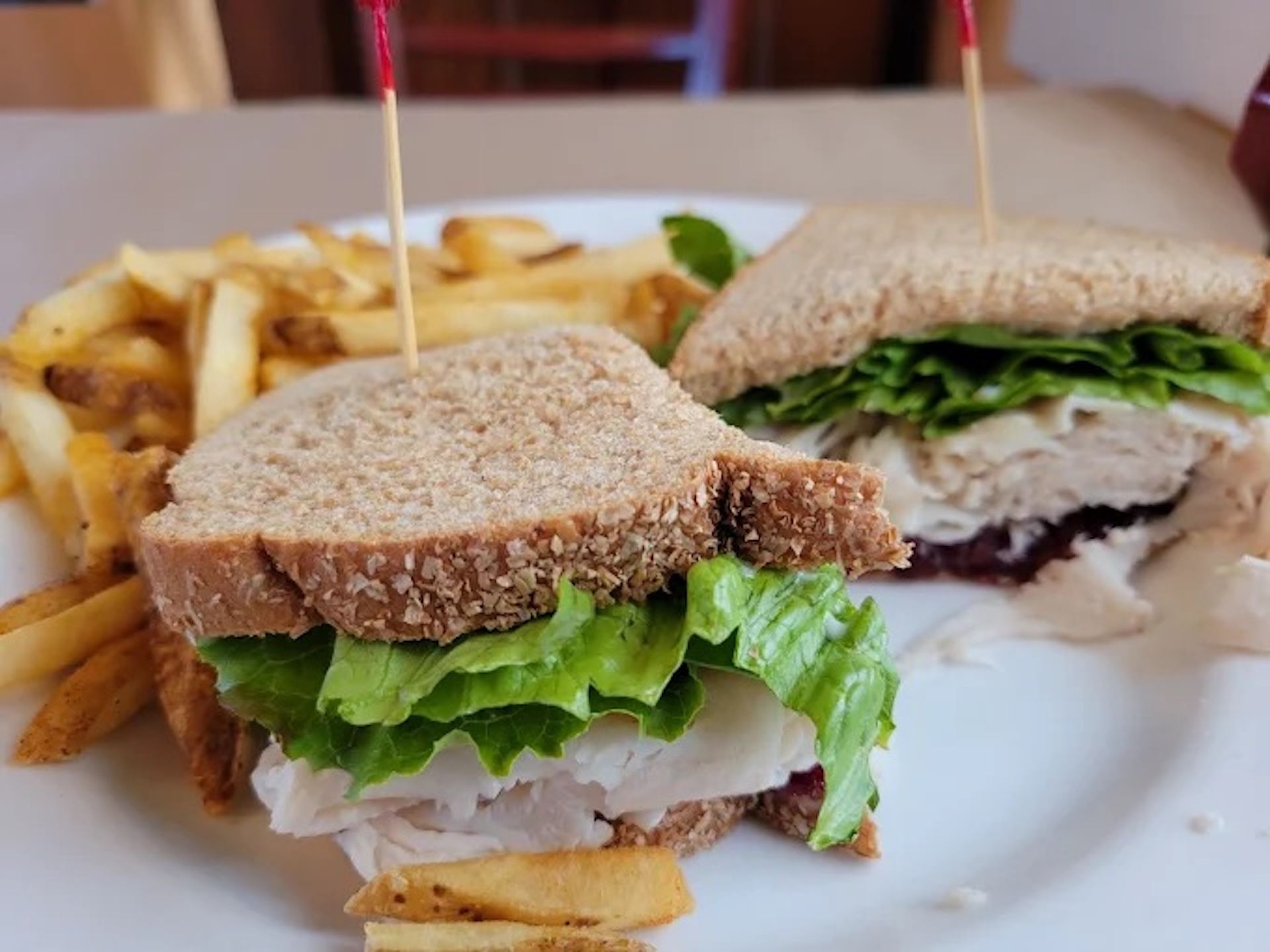 Turkey & Cranberry Salsa Sandwich