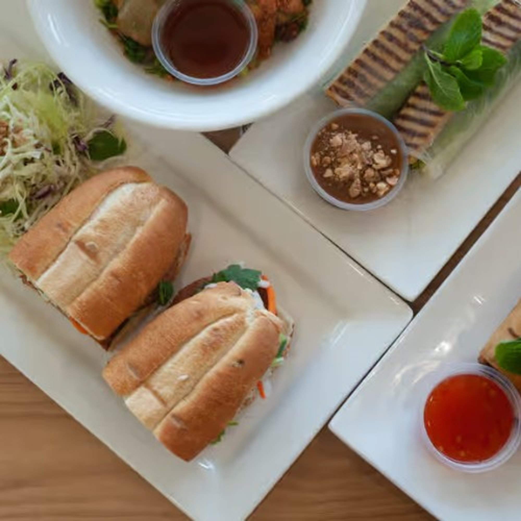 Grilled Organic Tofu - Banh Mi