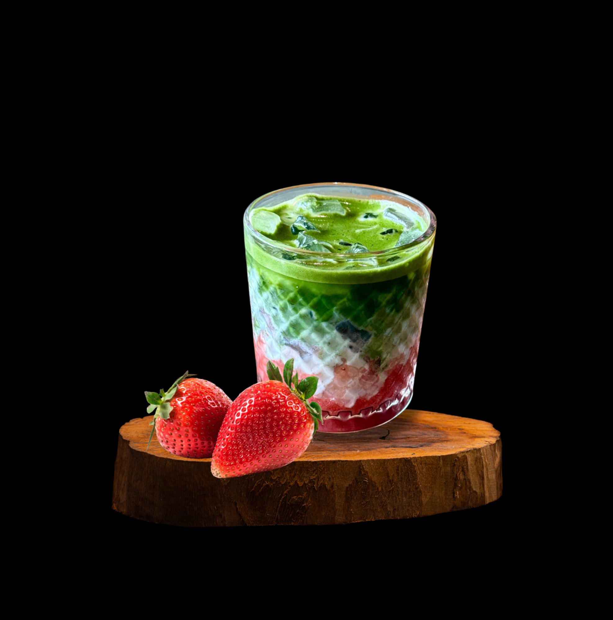 Strawberry Matcha Latte