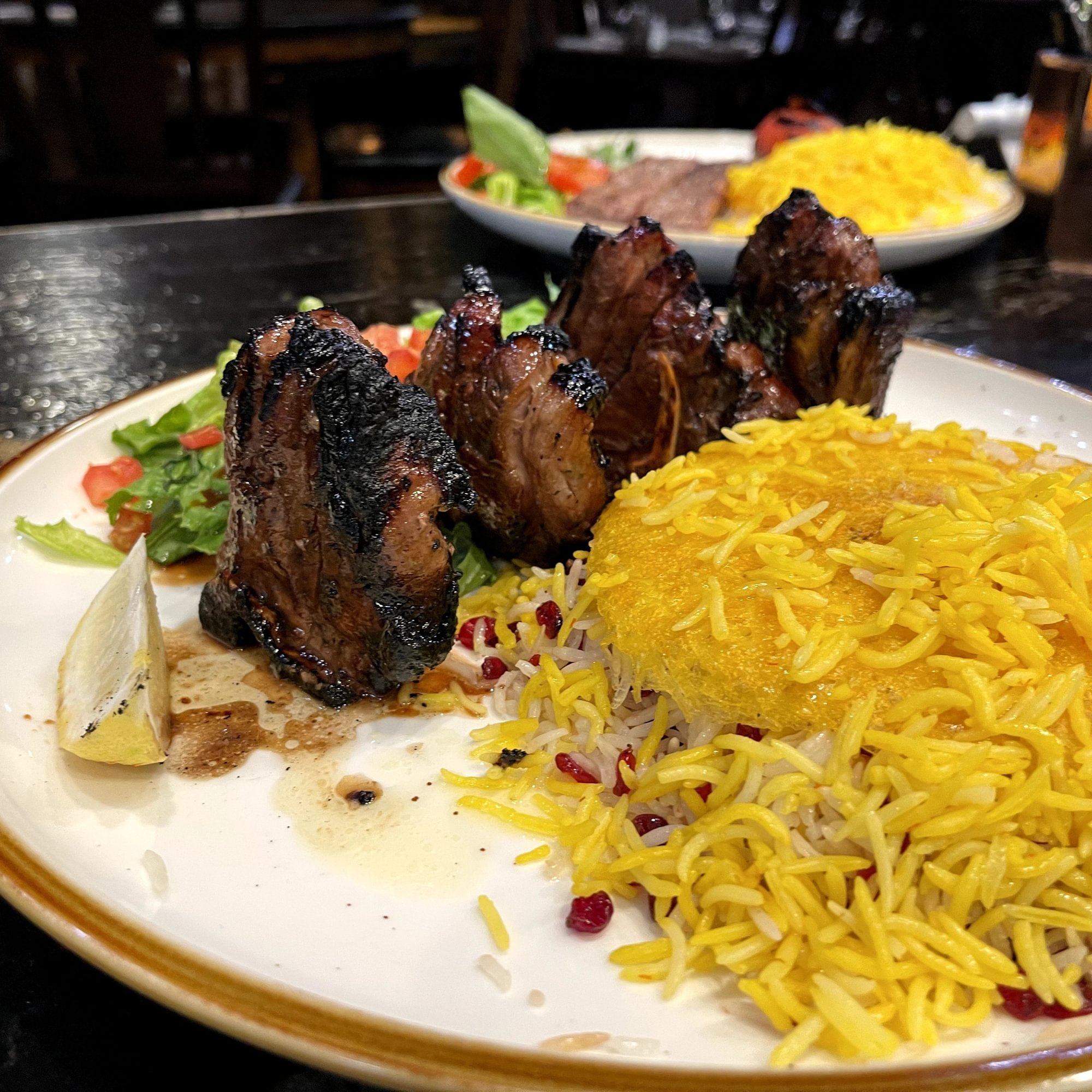 Chelokabaab Barreh Torsh (Sweet & Sour Lamb Chops)
