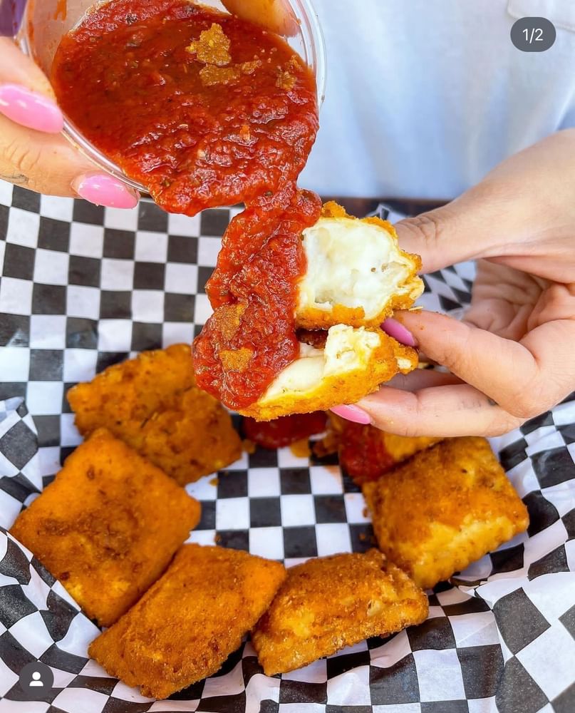 8 Fried Cheese Ravioli