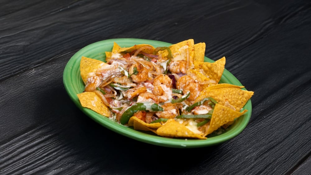 Nachos Fajita Shrimp