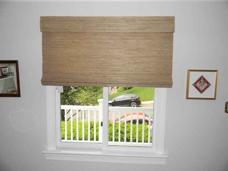 Give any room the natural look with Woven Wood Shades. These ones our skilled installation team recently put up are the perfect finishing touch for this home.  BudgetBlindsArlingtonAlexandria  WovenWoodShades  FreeConsultation  WindowWednesday