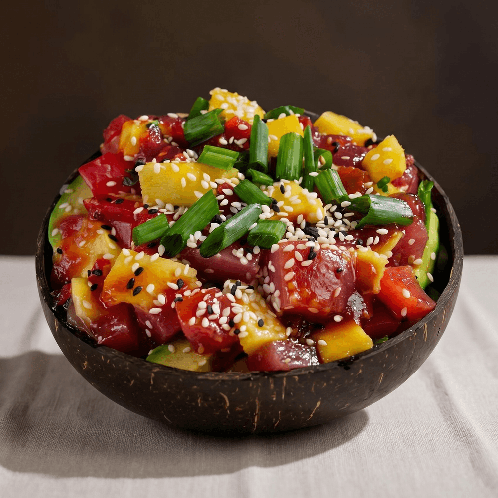 A-Frame Spicy Datil Poke Bowl