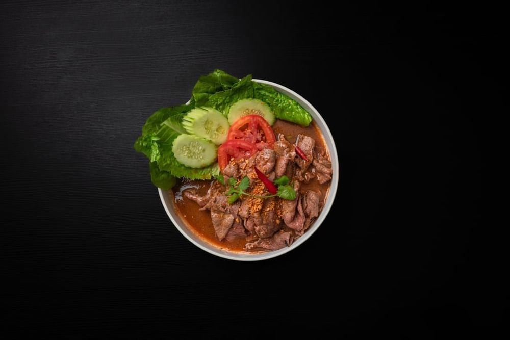 Stir Fried Lao Steak ຂົ້ວຊີ້ນ