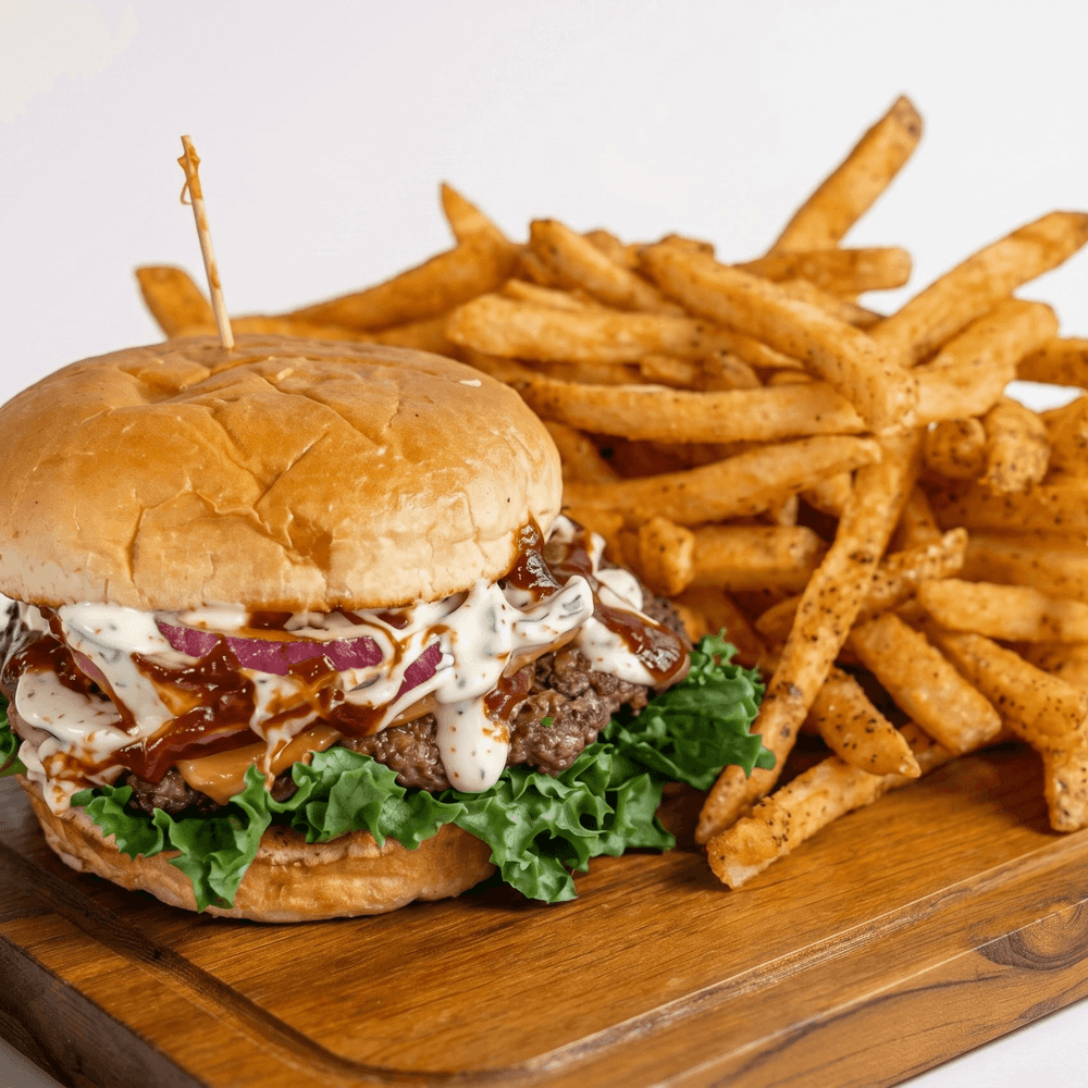 Zaffron Burger Meal