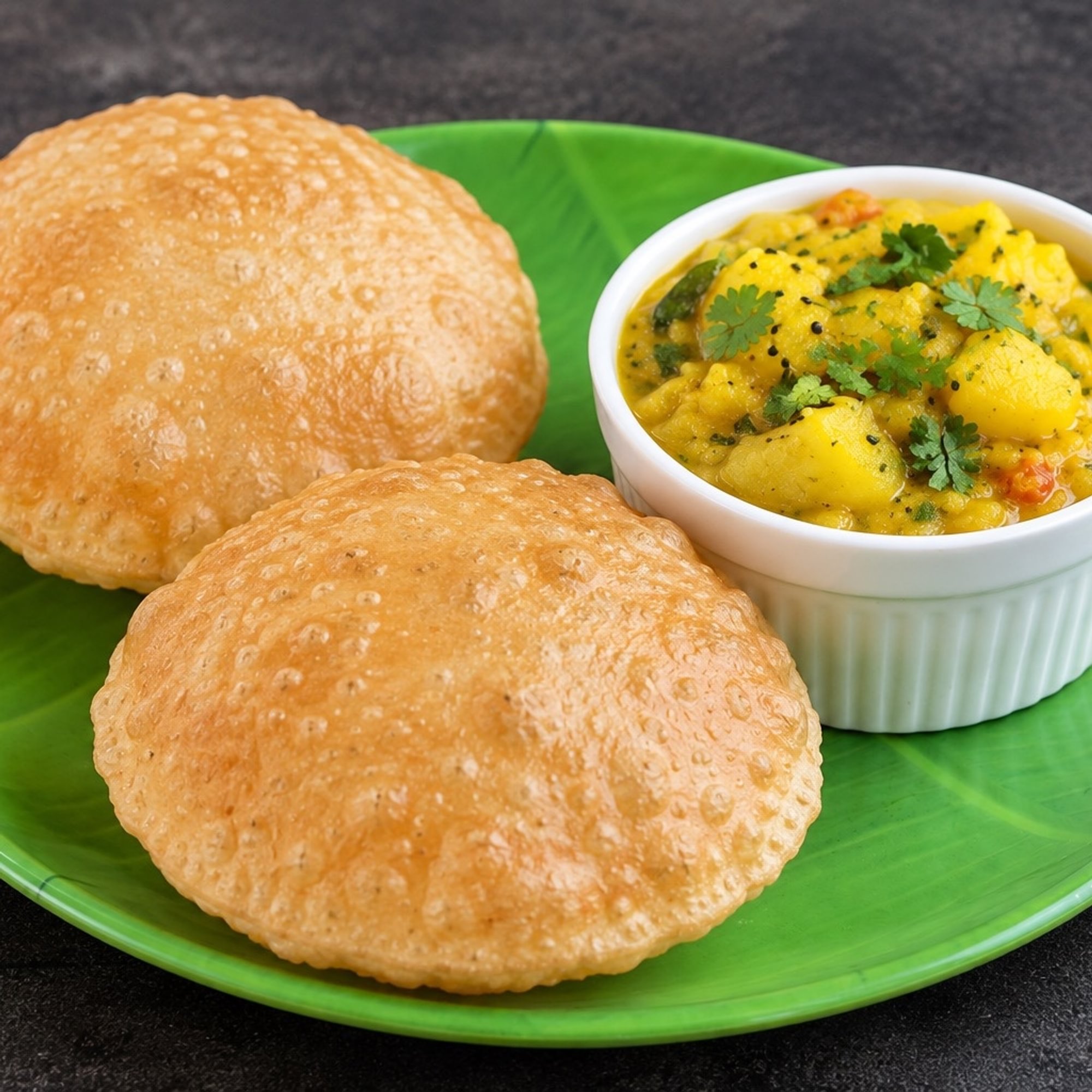 Puri Bhaji (2 Pcs Puri)