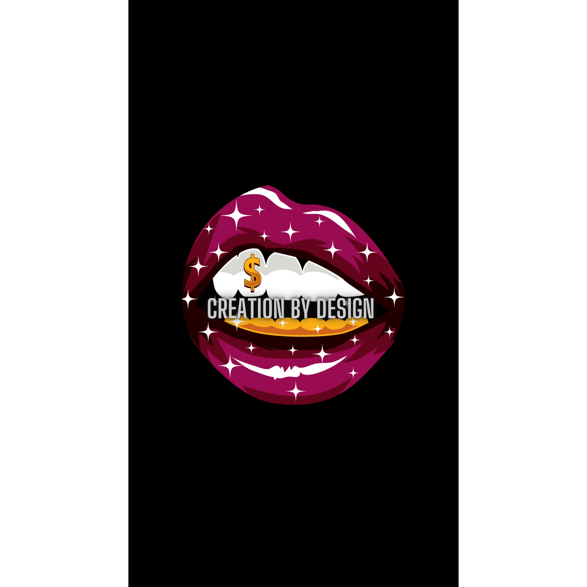 CREATION BY DESIGN SMILES Logo