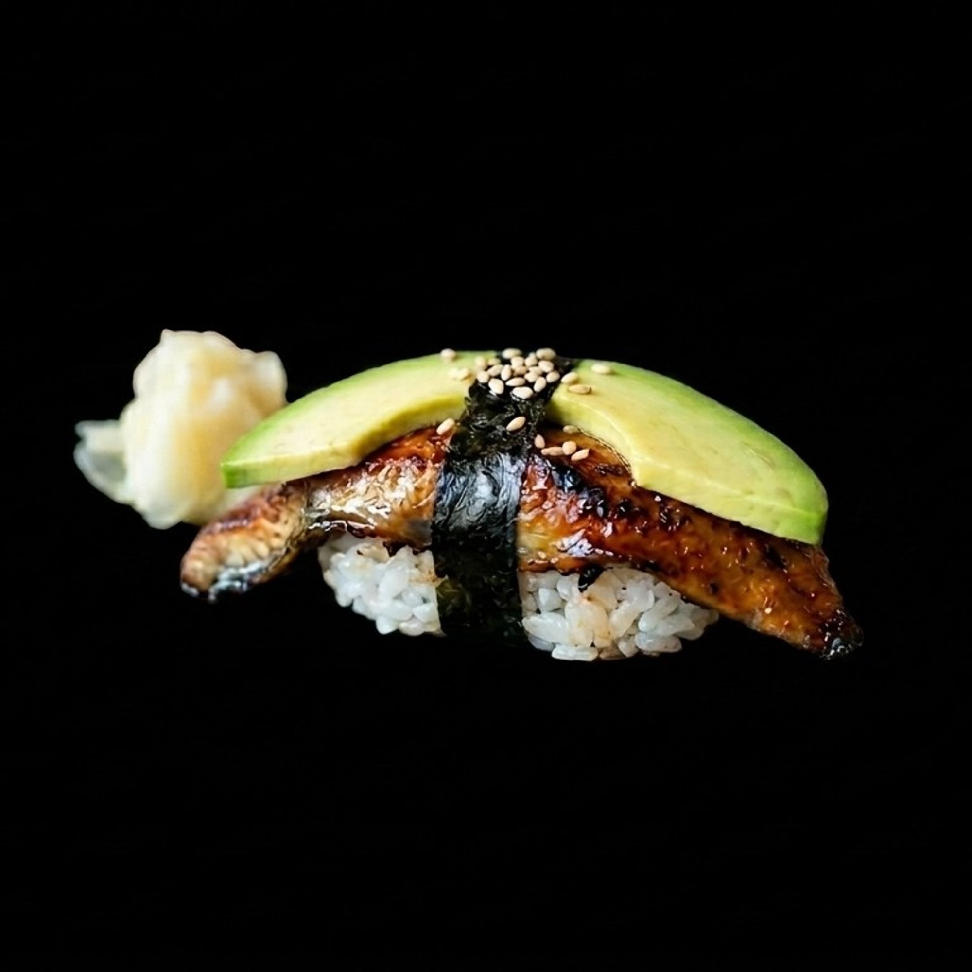 Eel (Unagi) Avocado Sushi