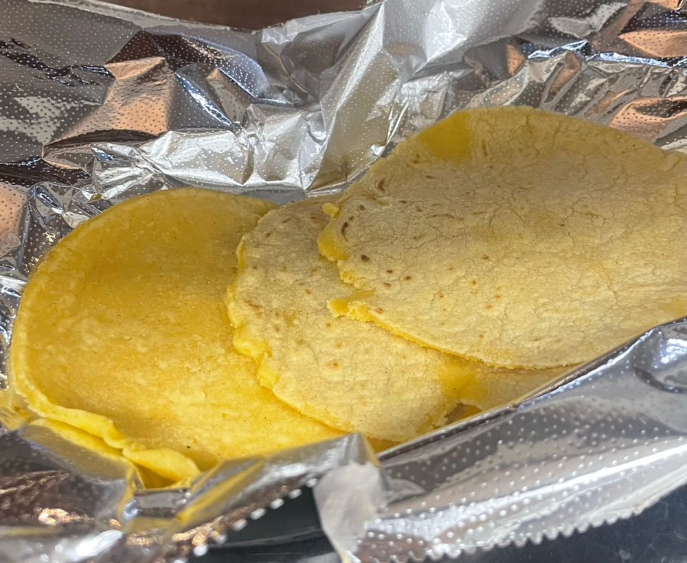 Corn tortillas ex