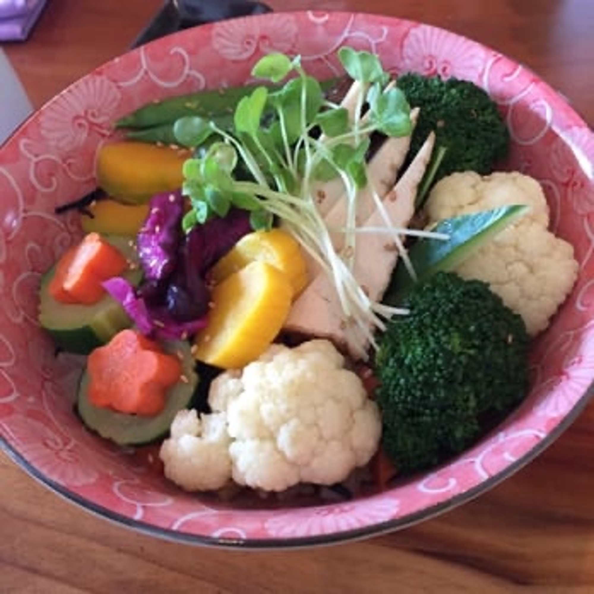 Veggie Chirashi Lunch Special
