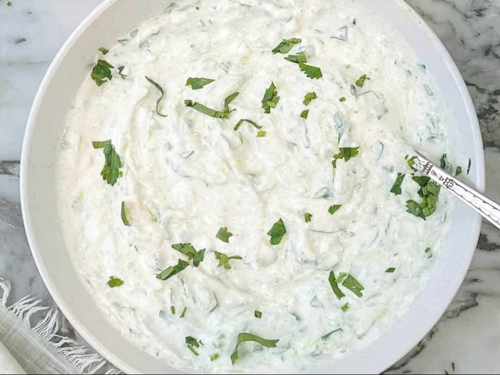 Dressed Yogurt Raita