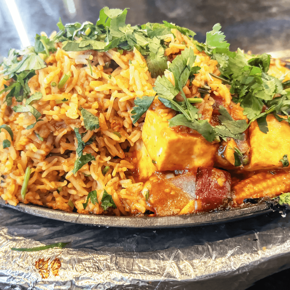 Paneer Tikka Sizzler