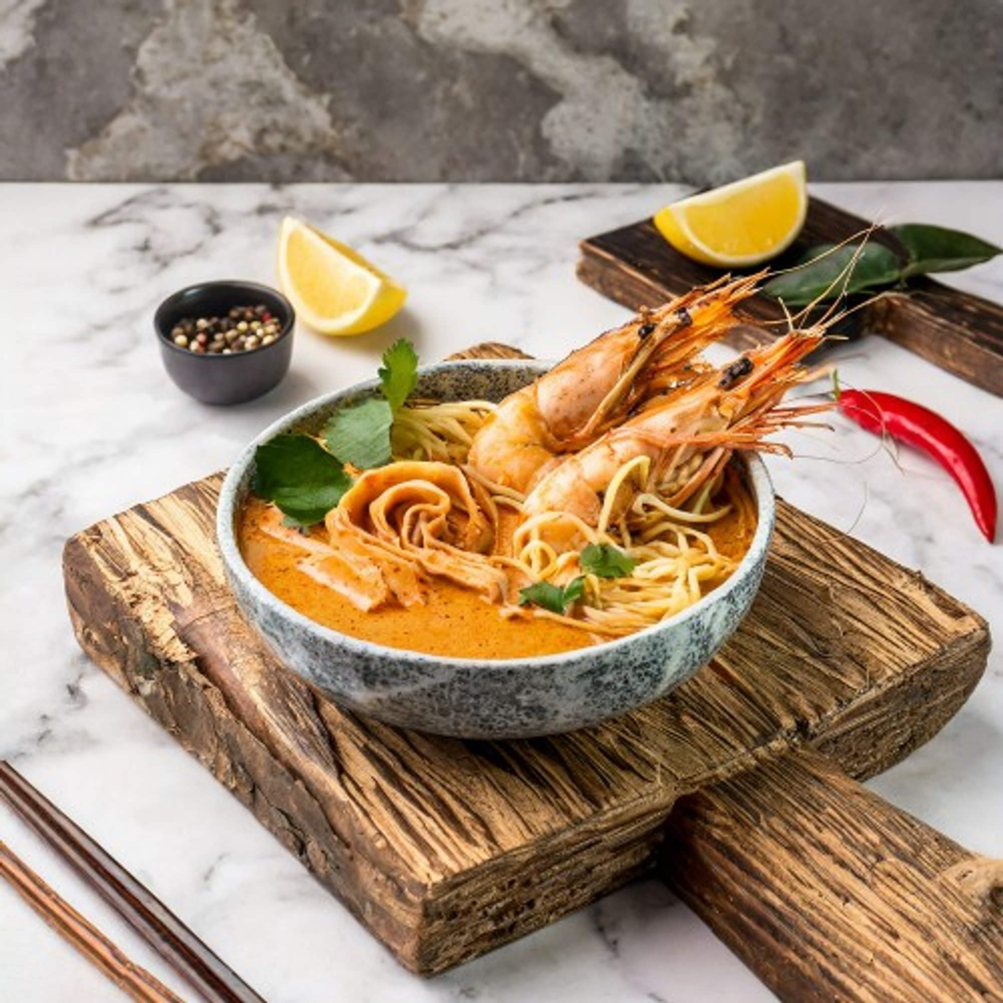 34. Seafood Noodle Soup