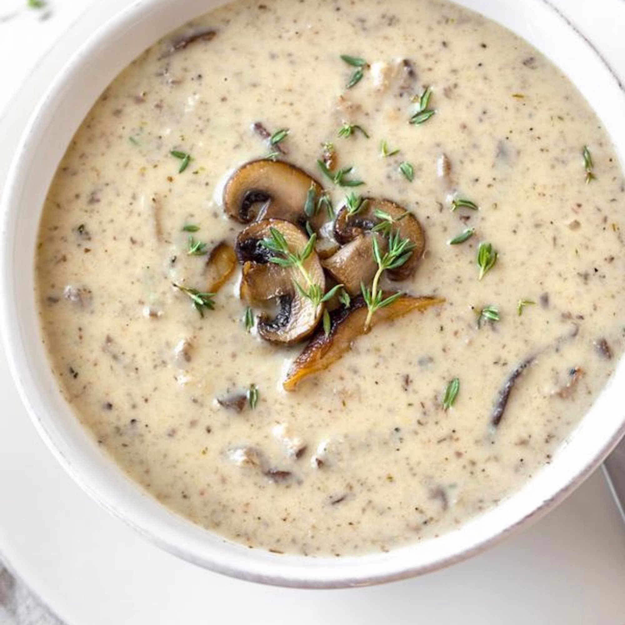 Cream of Mushroom Soup, Bowl