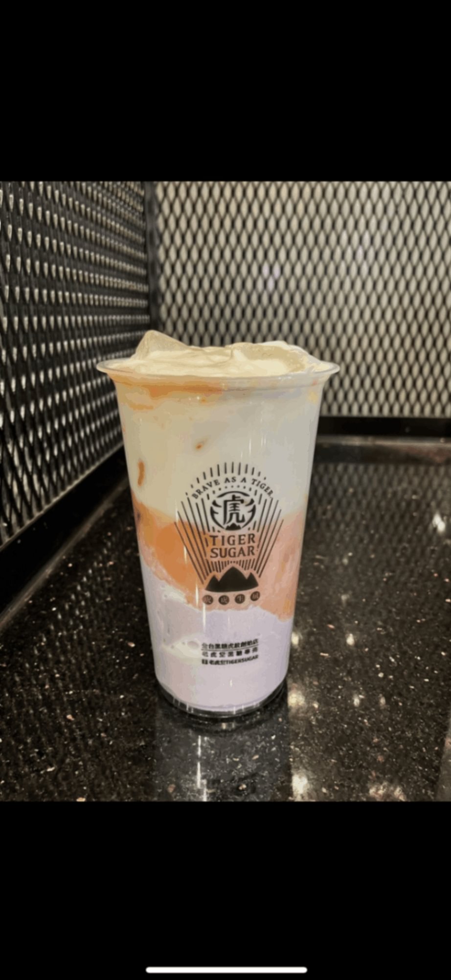 Fresh Taro & Taro Pudding with Cream Mousse