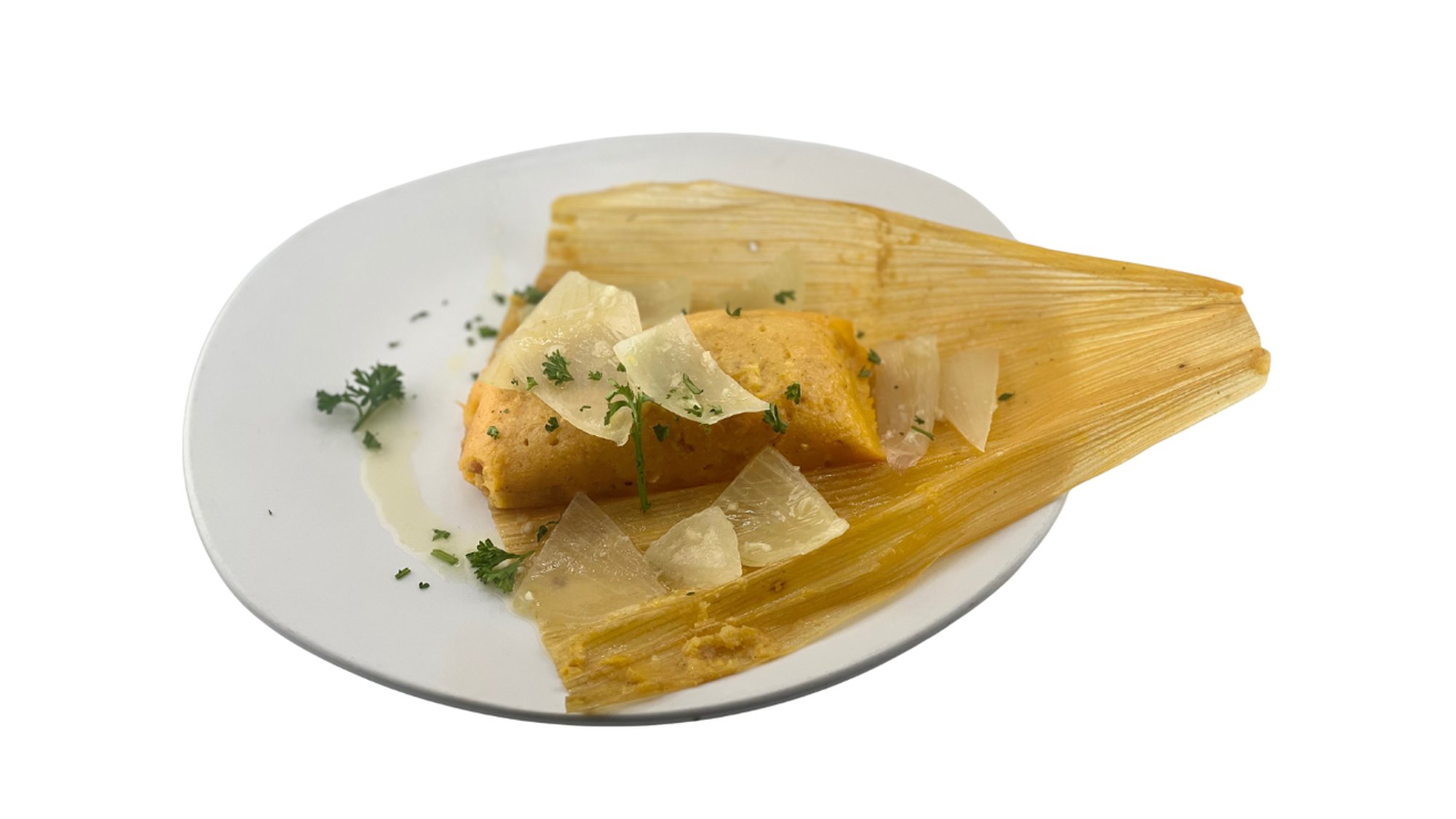 Cuban Tamal With Mojo Appetizer