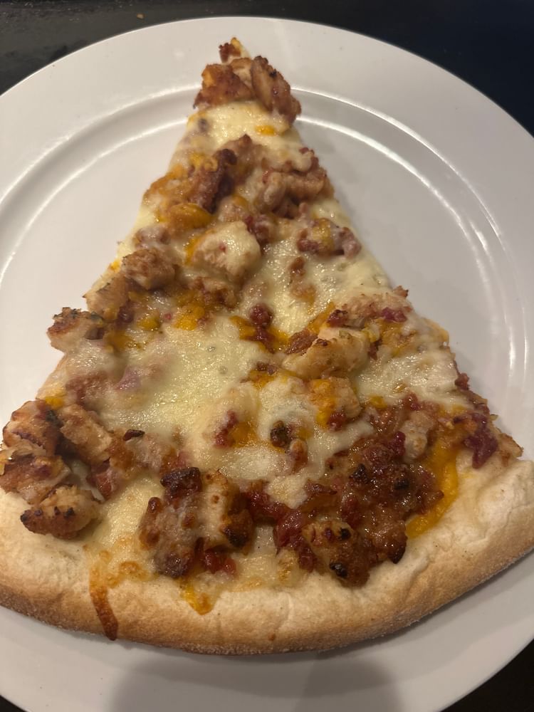 Honey Mustard Bacon Pizza Slice