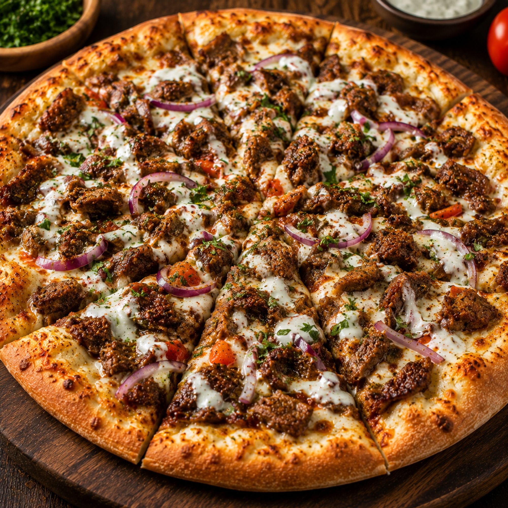 Lamb Pizza