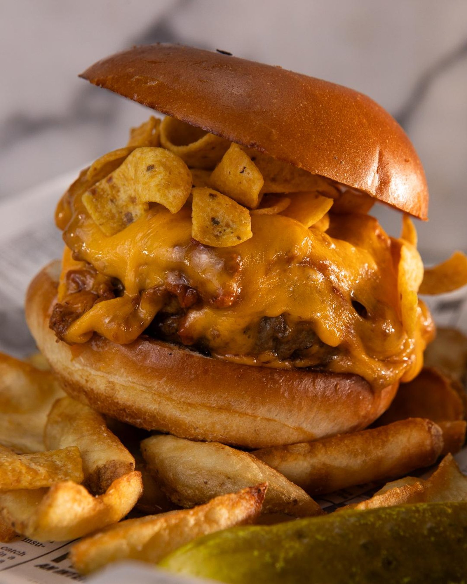 Chili Crunch Burger