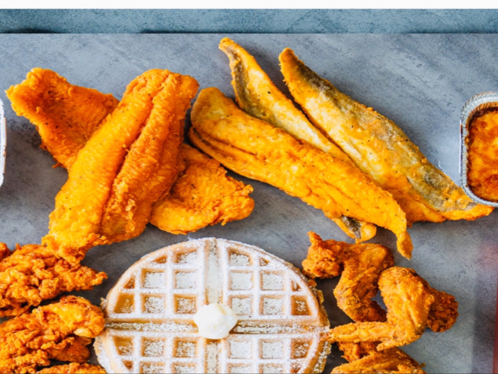 5 Whiting Fish & 1 Waffle