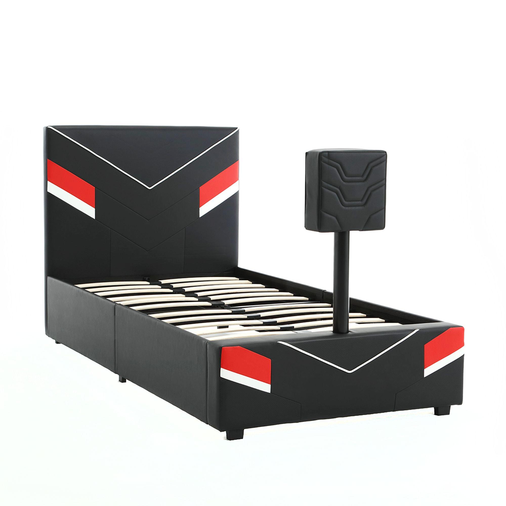 XRocker Orion Gaming Twin Bed TV Mount - Black & Red