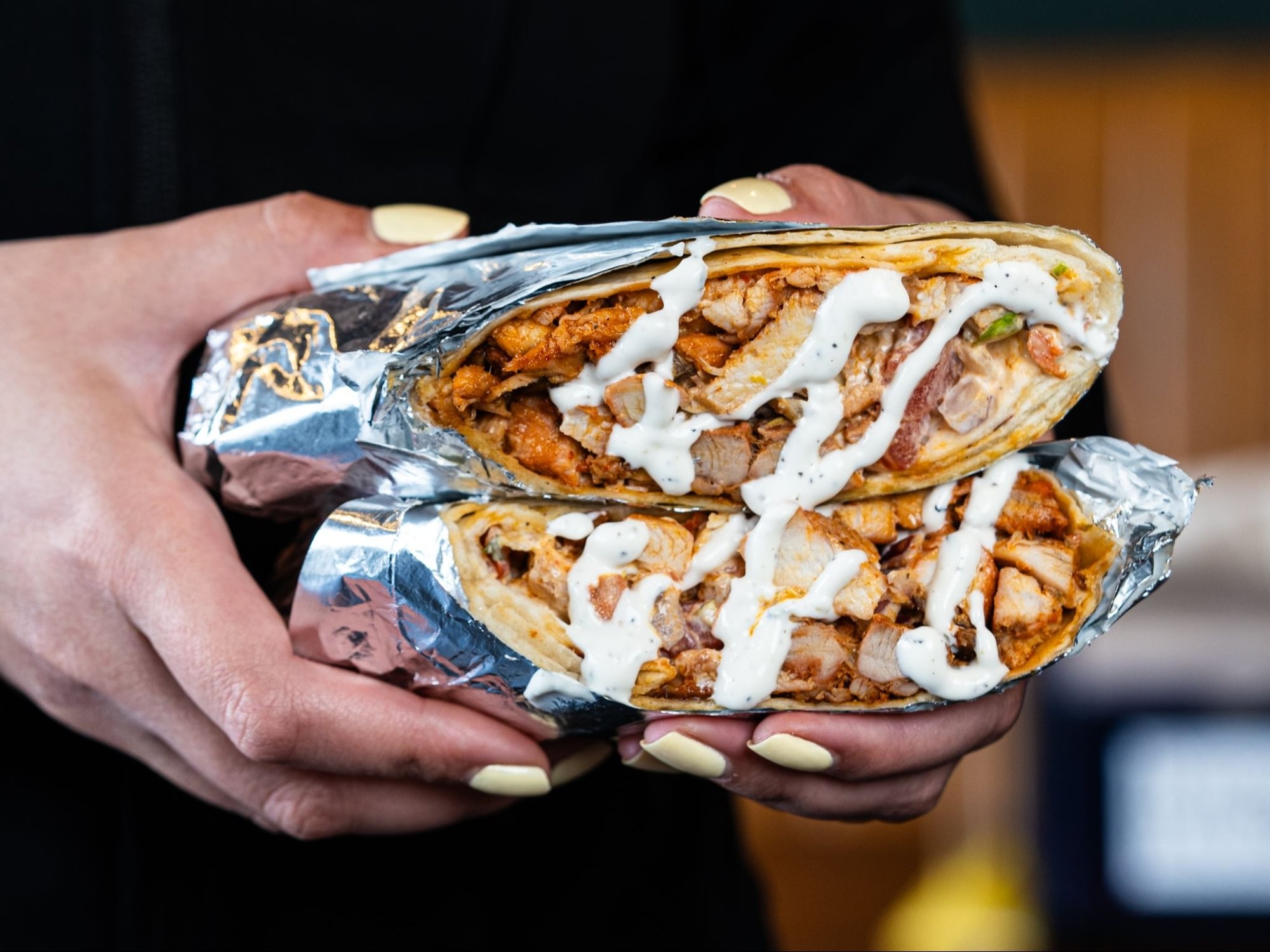 Shawarma Chicken Wrap Combo