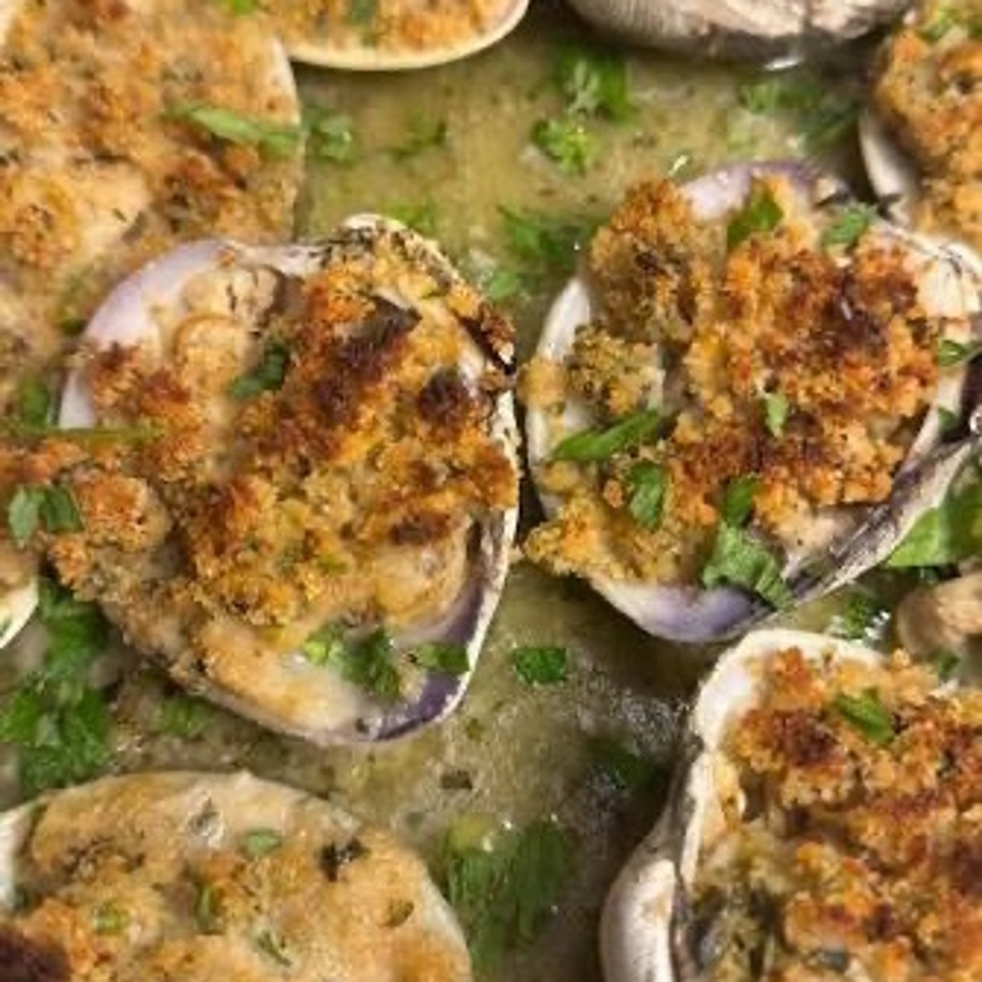 Clams Oreganata