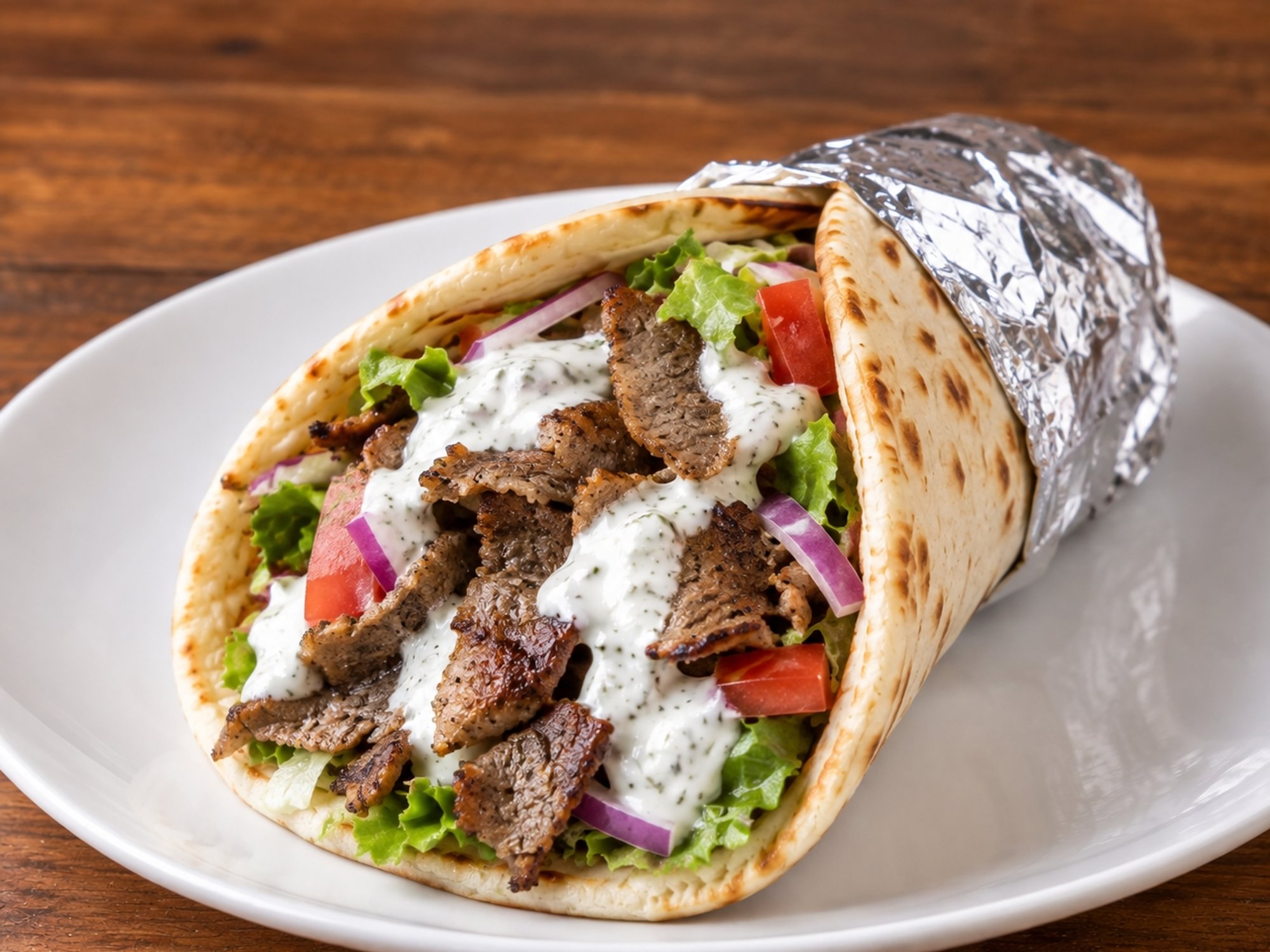 Lamb Gyro Wrap