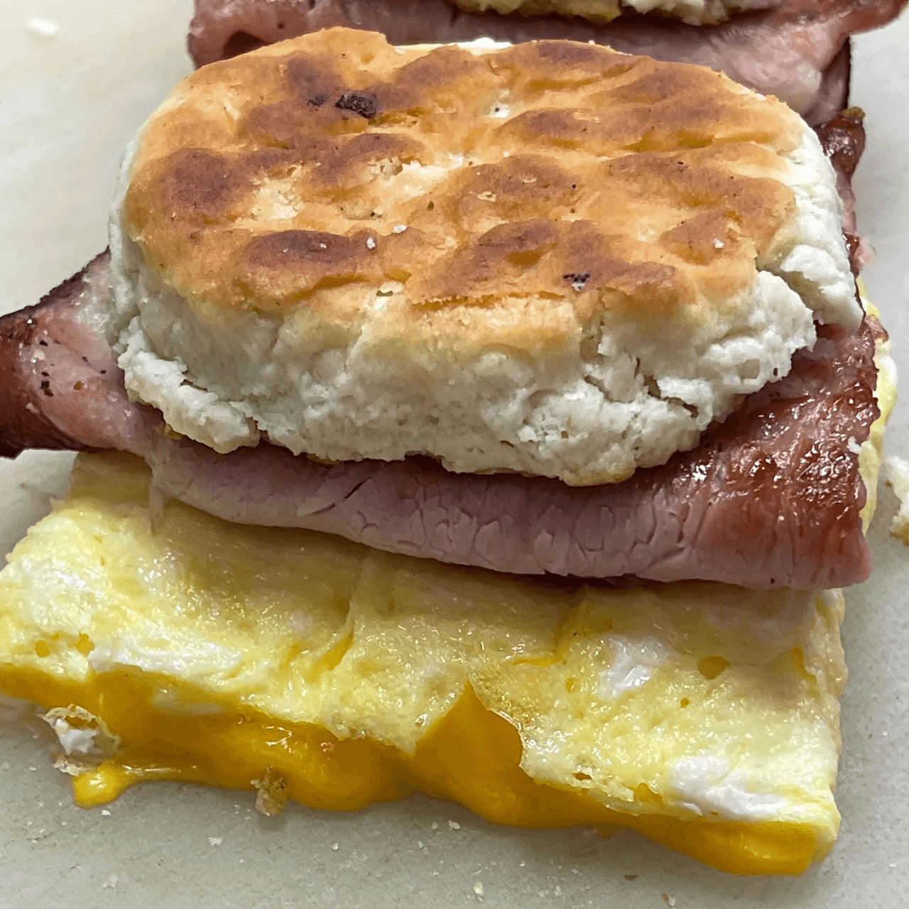 Ham, Egg, and Cheese Biscuit