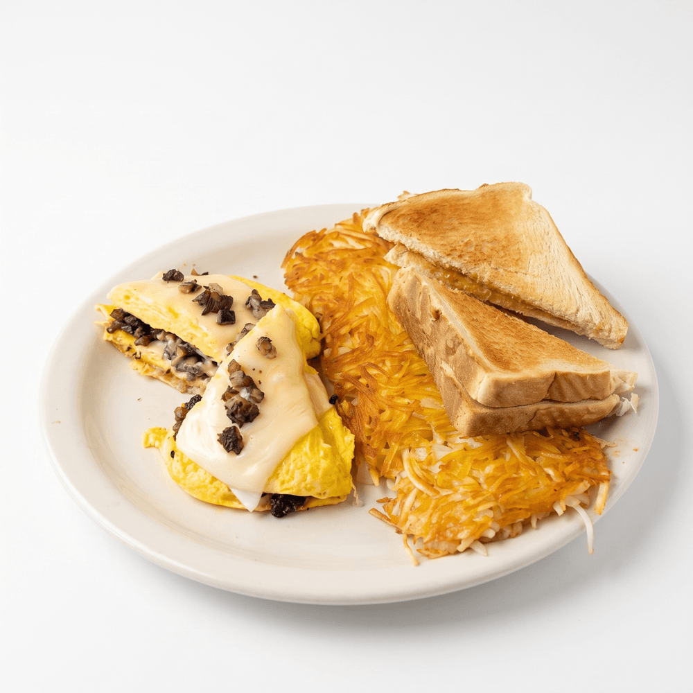 Sausage & Swiss Cheese Omelette