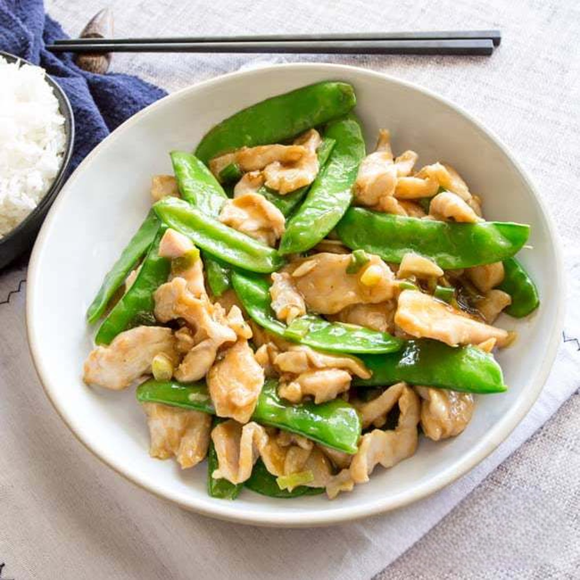 CK8. 雪豆冬菇雞/Sliced Chicken w. Snow Pea & Black Mushroom Poultry