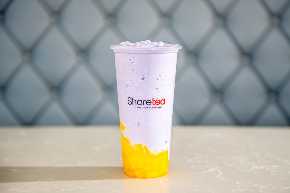 Taro Ice Blended with Pudding (40)