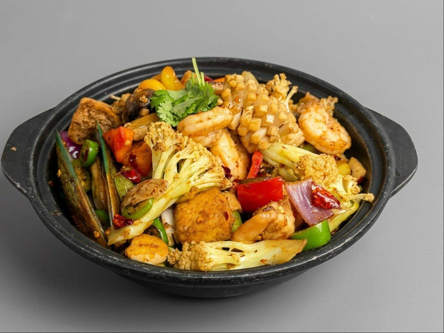 Seafood Dry Pot