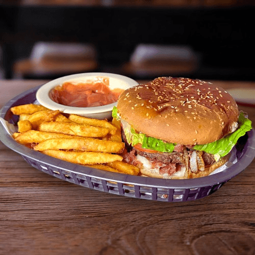 Brazilian Grill Burger Sandwich (Bun with Sesame)
