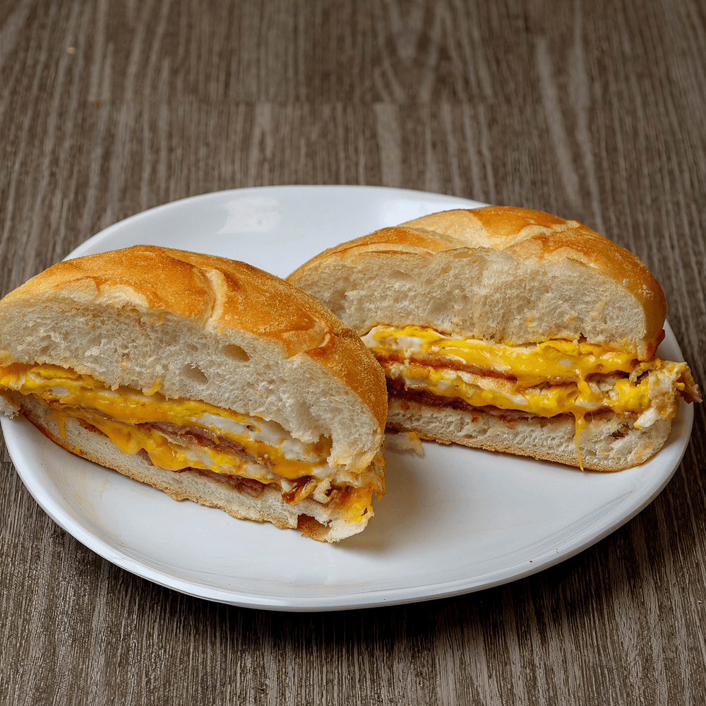 Sausage, Egg & Cheese On A Roll