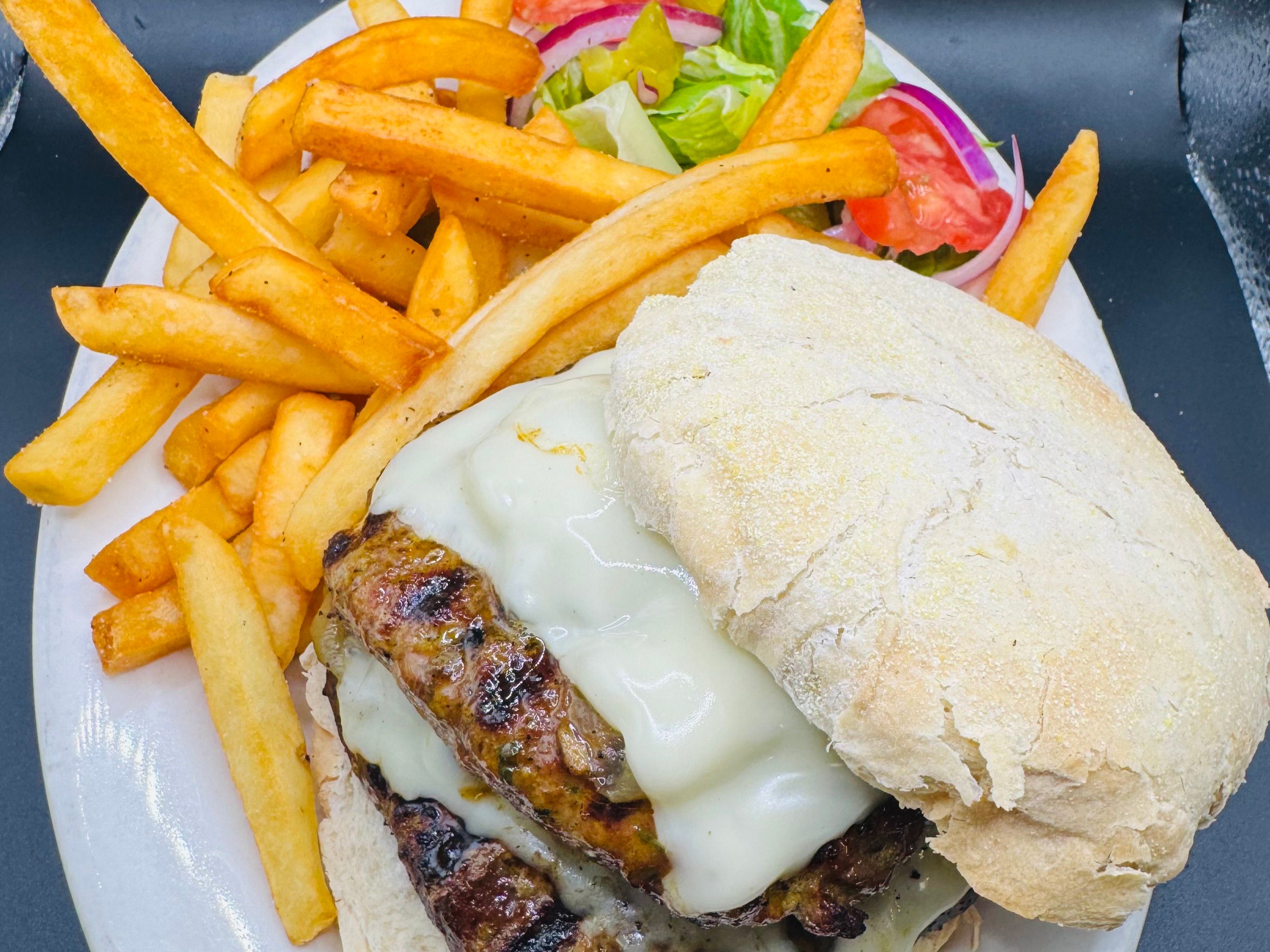 Moroccan Cheese Burger