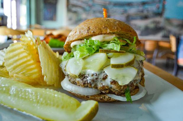 Gary's Dewey Beach Grill / 38° -75° Brewing famous turkey burger is well known down here in Dewey Beach Gary's Dewey Beach Grill / 38° -75° Brewing famous turkey burger is well known down here in Dewey Beach