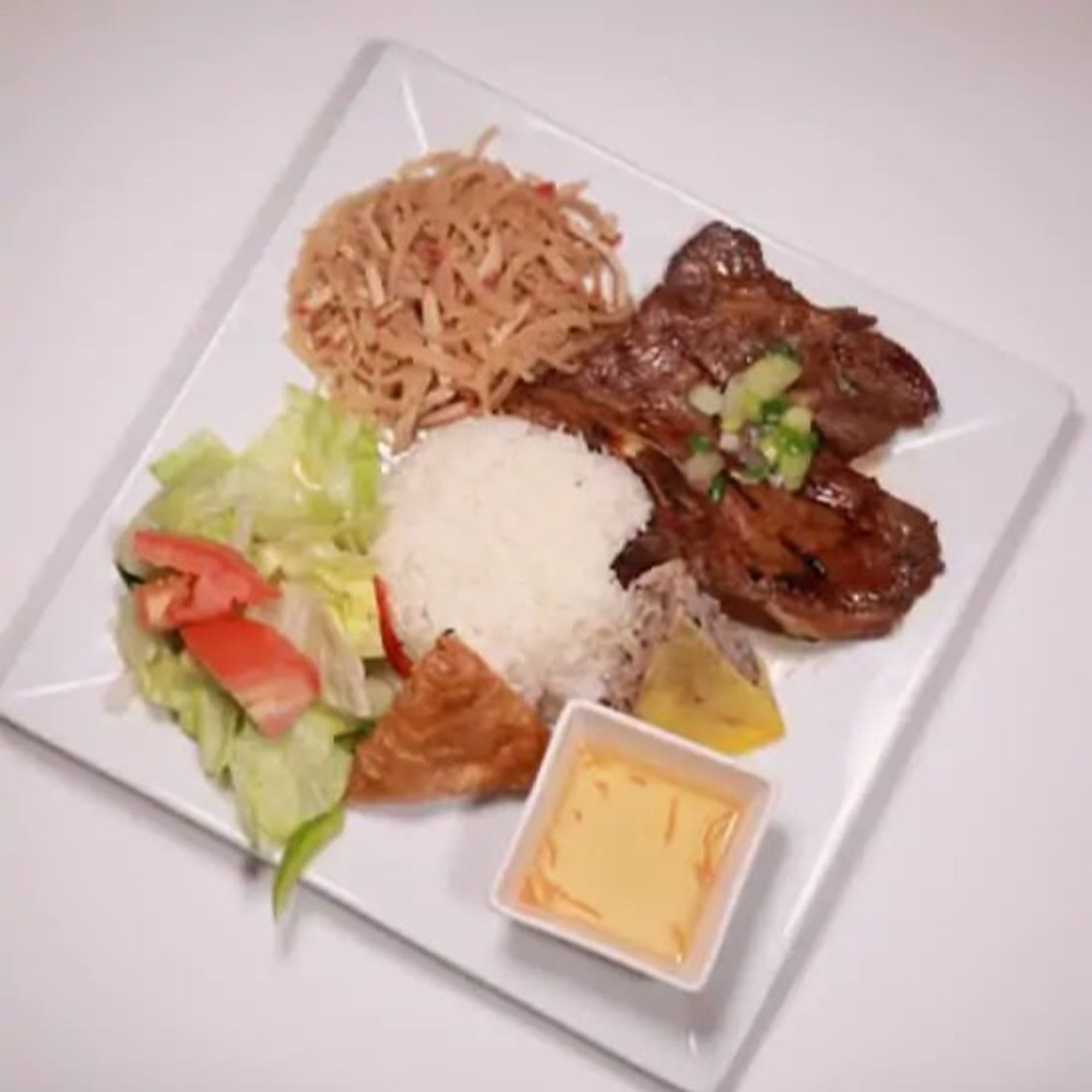 82. Combo Plate / Cơm Sườn Bì Chả Tàu Hủ Ky