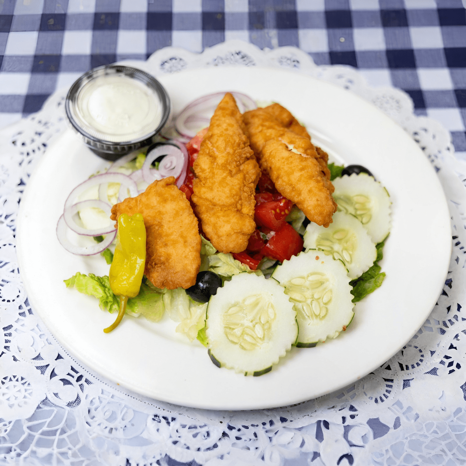 Crispy Chicken Salad