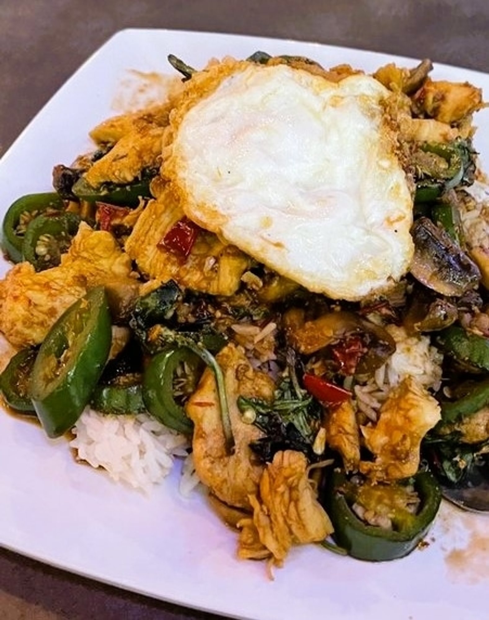 Spicy Stir-Fry & Basil