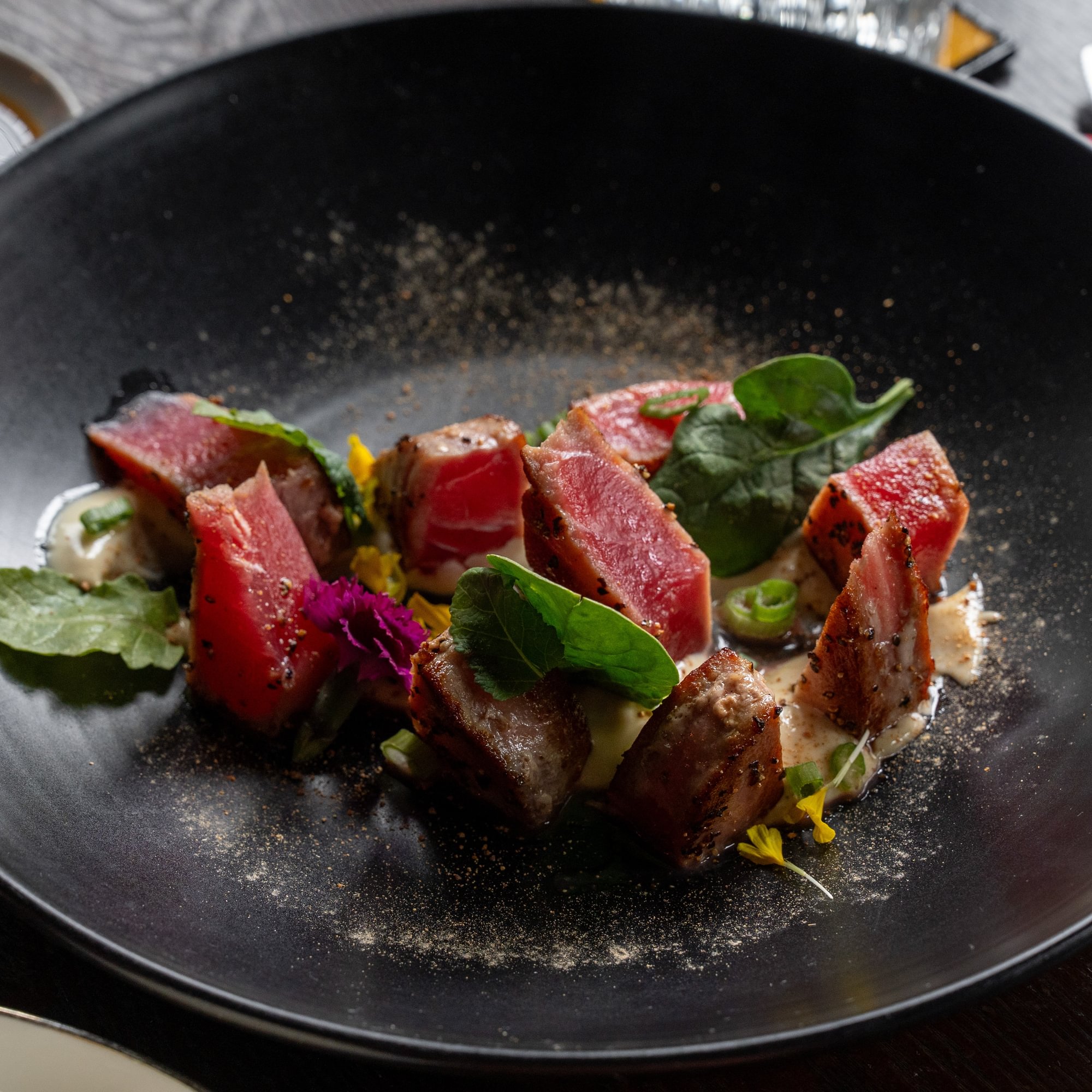Seared Black Pepper Tuna