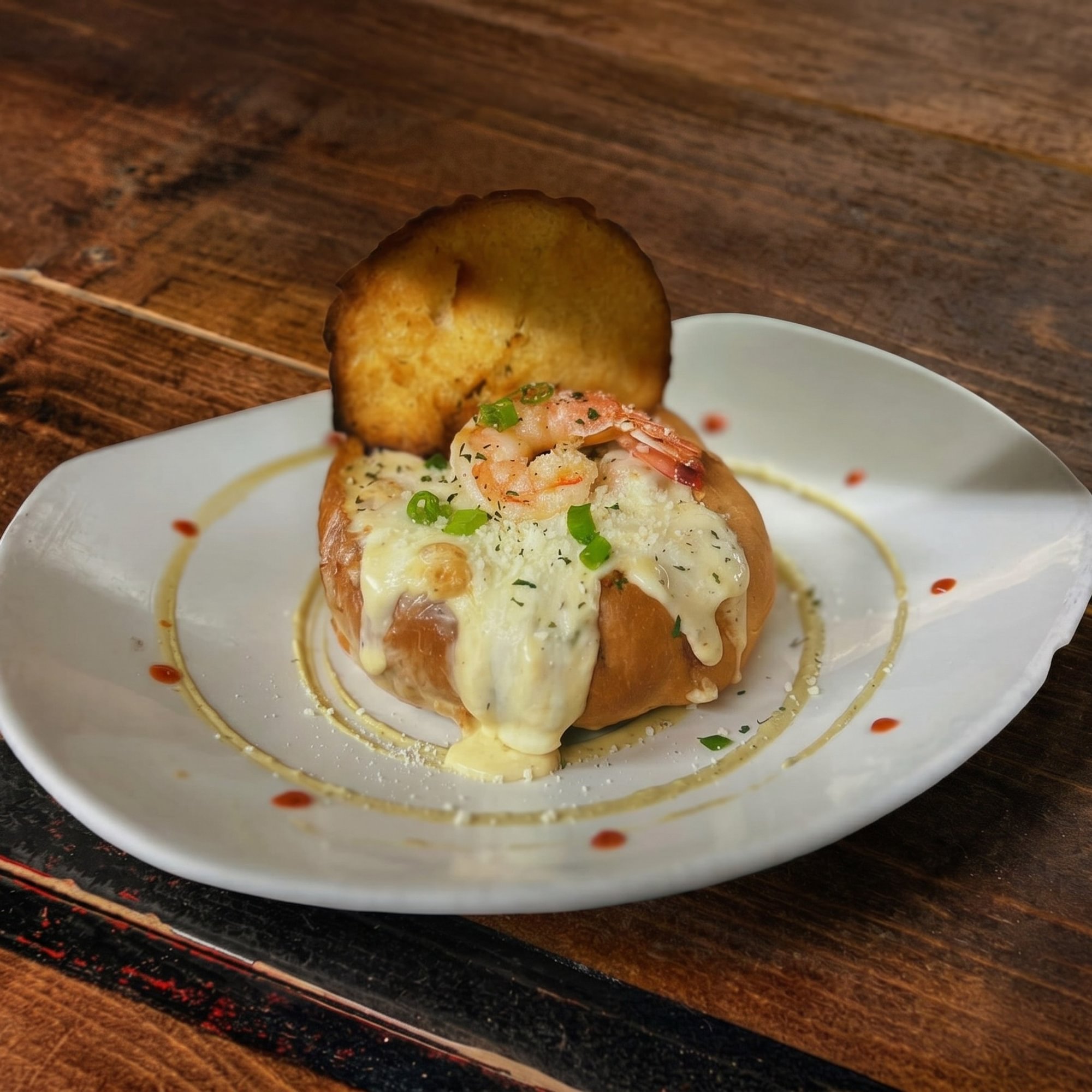Creamy Shrimp Bread Bowl