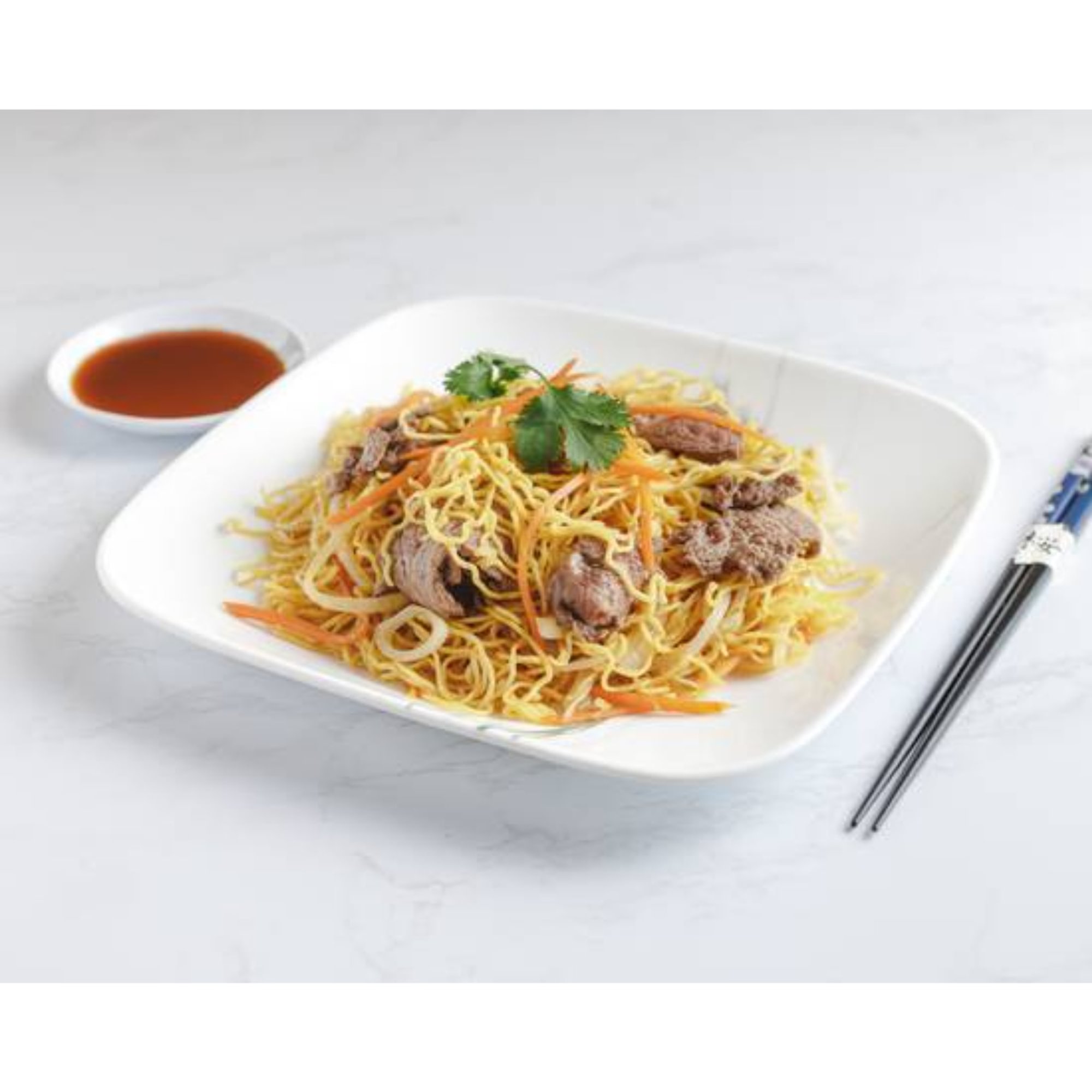N7. Soft Egg Noodles with Beef