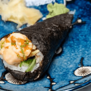 Spicy Scallop Hand Roll
