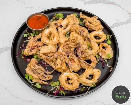 Fried Calamari with Shrimp